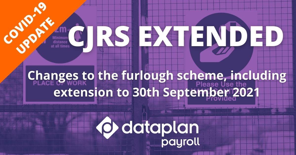 CJRS extended to September 2021 