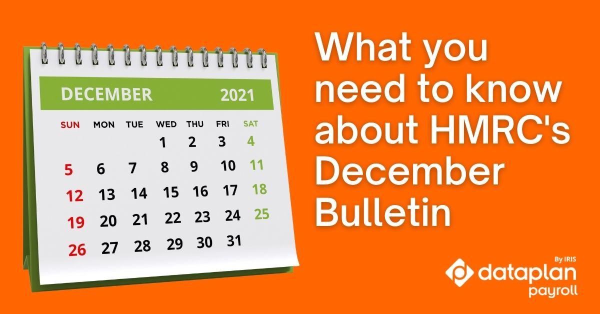 HMRC December bulletin
