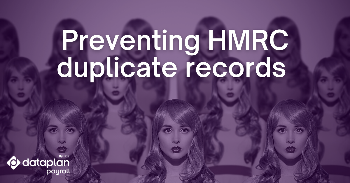 HMRC duplicate records 